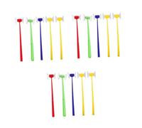 HANABASS 15 Pièces Hammer Toys with Suction Cups for Fine Motor Skills and Early English Learning Educational Plaything for Cognitive Development and Language Activities in Preschool