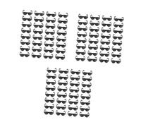 HANABASS 150 Pièces Mini Lunettes de Soleil Noires pour Poupées Accessoires Miniatures pour Jeux Dimitation et Décoration DIY