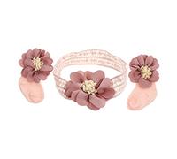HANABASS 1ensemble Bandeau Et Chaussettes Floral Pour Fête Anniversaire Et De Jours Style Princesse Confortable Et Élastique