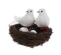 HANABASS 1ensemble Nids Oiseaux Mousse Réalistes pour Décoration De Jardin Et Accessoires De Photographie Parfait pour Noël Et Événements Festifs
