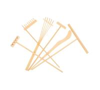 HANABASS 1Ensemble Set de Outils de Râteau pour Décoration de Bureau Mini Outils de Jardin Zen pour Paysage et Accessoires de Bac à Sable