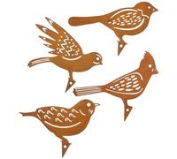 HANABASS 1ensemble Statue De Jardin Oiseau Décoration Murale Extérieure Pour Jardin Et Art De Mur Avec Design Oiseau Durable Et Facile à Installer