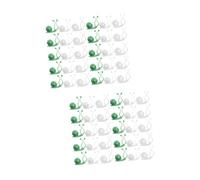 HANABASS 2 Ensembles Clips Auto Adhésifs pour Plantes Grimpantes Fixation Murale Transparente pour Vignes Câbles Organisateur Pratique pour Décoration Intérieure Extérieure 30 Pièces * 2