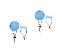 HANABASS 2 Ensembles Set Costume Pet Small Hat and Bow Tie for Hamster Rabbit Guinea Pig Chinchilla Hedgehog Festive Pet Accessory for Holidays and Photo Props