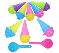 HANABASS 2 Ensembles Set de Moules à Glace Plastique pour Garçon Fille Jouets de Plage et Sable Accessoires pour Bac à Sable Intérieur et Extérieur Coffret pour Jeu Créatif
