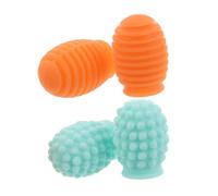 HANABASS 2 Paires D'Accessoires De Remplacement Pour Batterie Housses En Silicone Pour Baguettes Conseils D'Entraînement Pour Baguettes Sourdine De Remplacement Pour