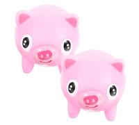HANABASS 2 pièces Anti-Stress Animal Mignon avec Langue Sortante à Presser Lent pour Garçon Fille et Adultes Cadeau Anniversaire Portable et pour Fête et Bureau