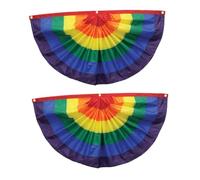 HANABASS 2 Pièces Arc de Fierté Lgbt Bannière pour Mois de Fierté Décoration Durable pour Événements Parade