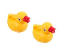 HANABASS 2 Pièces Arrosoir Canard Plastique pour Garçon Fille de Bain Flottant Interactif pour Activités Ludiques et Éducatives Maison