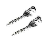 HANABASS 2 pièces Bague Scorpion Vintage Ouverte Réglable Alliage pour Hommes et Femmes Style Gothique Punk