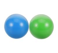 HANABASS 2 pièces Balles de Croquet Bois Naturel Boules Polies pour Jeux Extérieurs Famille Accessoires de Jeu de Pelouse pour Garçon Fille et Adultes