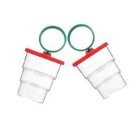 HANABASS 2 pièces Boîte Insecte Kit avec Loupe Observation Portable pour Garçon Fille Matériau Sûr et Educatif pour Activités Scientifiques Extérieures et Exploration Naturelle