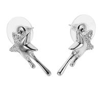 HANABASS 2 pièces Boucles Oreilles Étoiles Pendantes Femme Clous Hypoallergéniques avec Cristaux Brillants Bijoux Bohème Élégants pour Toutes Occasions