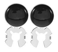 HANABASS 2 pièces Boutons de Manchette Élégants pour Homme Ensemble Cuivre Noir pour Costume Formel Accessoires Sophistiqués pour Mariage Affaires et Occasions Spéciales