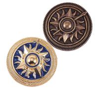 HANABASS 2 pièces Broches Rétro Rondes Métal pour Vêtements Accessoires Décoratifs Vintage Lot de Unisexes pour Veste et Cadeaux