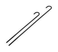 HANABASS 2 pièces Canne de Magicien Garçon Fille Plastique Noir Accessoire de Déguisement Cosplay et Sécurisé de pour Jeux de Rôle et Fêtes