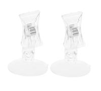 HANABASS 2 Pièces Clip d'alimentation Cuillère Petites Ventouses Pince à Algues pour Aquarium Fournir Support pour Plantes D'aquarium Receveur D'anguilles De Homard en Cage Pellets Siphon