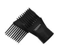 HANABASS 2 Pièces Embout de Sèche Cheveux Peigne Noir en Plastique pour | Salon et Occasions Spéciales, Flux Précis, Chaleur Douce, Anti Dommages
