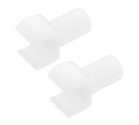 HANABASS 2 Pièces Guide de Rail de Siège pour Fauteuil Roulant en Plastique Blanc Fonction de Répartition de Pression, Compatible Universellement pour Adultes et Seniors