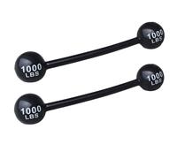 HANABASS 2 pièces Haltères Gonflables Épaissis PVC Lot de Accessoire Sportif Garçon Fille pour Fête et Jeux Imitation Renforce Coordination Main-œ et Intelligence