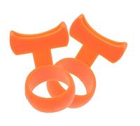 HANABASS 2 pièces Housse Antidérapante pour Médiators de Guitare pour Débutants Accessoire Pratique pour Guitare Électrique et Acoustique Couverture de Doigt Ergonomique et Portable