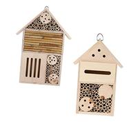 HANABASS 2 Pièces Insectes à Suspendre Décoration de Jardin pour Observation Habitat Pollinisateurs