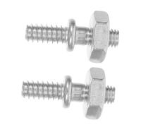 HANABASS 2 pièces Lot de Goujons et Écrous pour Guide Chaîne de Tronçonneuse de Rechange Durables Compatibles Installation Facile pour Maintien Sécurisé