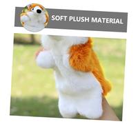 HANABASS 2 pièces Marionnettes Main Renard Peluche Douce Interactif Bouche Mobile pour Jeu de Rôle Créatif et Narration pour Garçon Fille