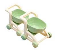 HANABASS 2 Pièces Mini Chariot de Courses pour Garçon Fille Mini Caddie de Poussette de Jeu pour Garçons et Filles de Rangement et Cadeau Danniversaire