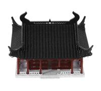 HANABASS 2 Pièces Miniature Chinese Style Model for Fish Tank and Fairy Garden Plastic Ancient Architecture Decor Compact Zen Garden Landscape Ornament for Terrarium