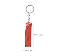 HANABASS 2 Pièces Musical Note Keychain Traditional Chinese Guzheng Pipa Bag Charm For Music Lovers Portable Cultural Gift