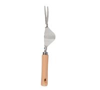 HANABASS 2 Pièces Outil de Jardinage Acier Inoxydable Arracheur de Mauvaises Hunchback pour Transplantation de Pelouse Pratique