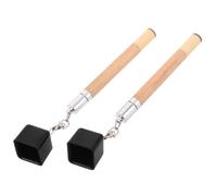HANABASS 2 Pièces Outil de Réparation de Billard en Bois Beige | Adhérence Uniforme Craie, Prise en Main Confortable, Finition Lisse, pour Salle de Billard et Club Privé