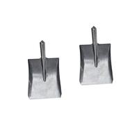 HANABASS 2 Pièces Pelle de Jardin Durable pour Activités Extérieures Outil de Jardinage et Pratique sans Poignée pour Adultes