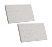 HANABASS 2 pièces Pierre Lave pour Petits Animaux Coussin Lapin Multifonction pour Meulage Dents et Griffes Plateau de Toilettage pour Lapins Hamsters Gerbilles et Hérissons