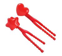 HANABASS 2 pièces Pince à Boule de Neige Cartoon Hiver Extérieur pour Garçon Fille Clip Forme Cœur pour Bataille de Neige et Jeux Plein Air