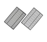 HANABASS 2 pièces Plateau de Rangement Montre Matériau Sécurisé Support Élégant pour Bracelets et Montres Protège Rayures Design Rectangulaire Délicat Multi-Usage pour Accessoires