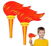 HANABASS 2 Pièces Rencontre Sportive Torch Torche Réaliste | Accessoires de Performance Sportive, Paperboard et Felt, Léger et Portable, pour Garçon et Filles, Scène et Cérémonie
