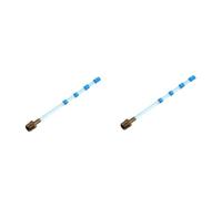 HANABASS 2 Pièces Tuyau de Rotatif pour Souffleur Air Outil de Lavage Automobile Flexible Pratique Accessoire de Nettoyage Durable