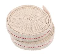 HANABASS 2 Rouleaux Mèche De Lampe à Pétrole Lampe à Huile De Camping Mèche De Lampe Tempête Remplacement De Mèche Remplacement des Mèches De Lampe à Huile Beige Coton