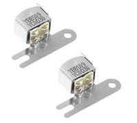 HANABASS 2 Têtes Magnétiques Stéréo pour Magnétophone à Cassettes Double Canal Accessoires Métalliques de Rechange Compatible Platine Cassette Pack 2 Pièces Usage Réparation