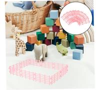 HANABASS 20 Pièces Kit Clôture Miniature Bleue pour Maison de Poupée Modèle de Ferme DIY Décor de Jardin Facile pour Accessoires de Ferme