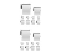 HANABASS 20 Pièces Modèle De Maison Miniature Faux Papier Toilette Porte-mouchoirs pour Maison De Poupée Mini-Papier Hygiénique Blanche