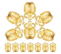HANABASS 20 Pièces Pendentifs Scarabée en Métal Vintage Or, Breloques Créatives pour Bijoux Diy, Accessoires Décoratifs pour Téléphone, Matériel Artisanal Solide