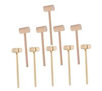 HANABASS 20 pièces Set de Maillets Bois pour Garçon Fille Marteaux Ludiques pour Coquilles de Crabe et Homard Jouets Éducatifs pour Garçons et Filles Multifonctions pour Artisanat et