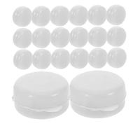 HANABASS 20pièces Hochet pour Garçon Fille avec Inserts Plastique Billes à Insérer pour Jouets à Secouer Réparations de Hochets pour Peluches et Jouets Sonores