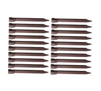 HANABASS 20pièces Piquets De Tente Plastique pour Sol Sable Articles De Camping Légers Et Robustes avec Pochette De Rangement