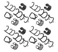 HANABASS 24 pièces Boucles Oreilles Clips Sans Perçage Femme Bagues Oreille Légères et Durables Accessoires Mode pour Tenues Quotidiennes et Cosplay Cadeau Élégant