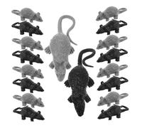 HANABASS 24pièces Petite Souris Jouet Fausse Souris Simulée Farceuse Rat Réaliste pour Décorations Halloween Et Accessoires De Fête