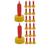 HANABASS 24pièces Tétines pour Agneaux Et Chèvres Bouteilles Alimentation pour Veaux Moutons Et Animaux Accessoires Résistants Aux Morsures pour